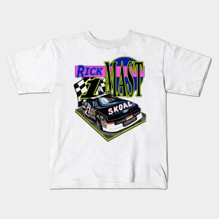 Rick Mast Skoal Retro Nascar Design Kids T-Shirt